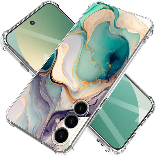 Miniatura 17 de para Samsung Galaxy a15 5G [Funda de Mármol Delgada]+[Anti-Caída Protectora] Fundas de Teléfono de TPU Suave y Elegantes para Mujeres de 6.5 Pulgadas