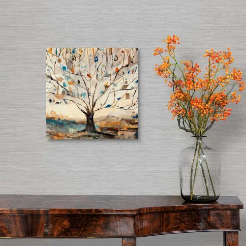 Miniatura 4 de Merkaba - Lienzo decorativo para pared, diseño de árbol