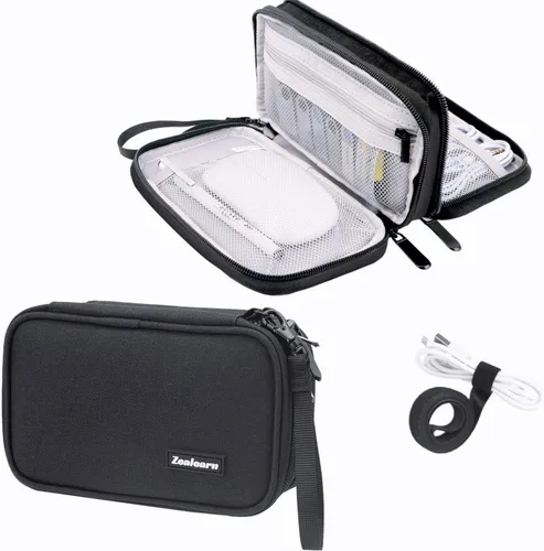 Travel Tech - Bolsa de transporte portátil para artículos electrónicos, estuche de viaje, organizador de tecnología portátil, bolsa de