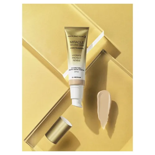 Miniatura 2 de Max Factor Miracle Touch Second Skin Found.spf20 #6-golden Medio 30 Ml