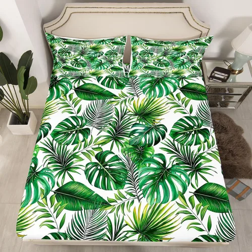 Miniatura 37 de Erosebridal Sábana bajera ajustable con patrón de piedra azul con estampado de mármol azul, juego de ropa de cama líquida trippy para niños, niñas