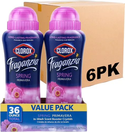 Miniatura 32 de Clorox Fraganzia Cristales Potenciadores de Aroma para Ropa con Fragancia Cielo Matutino - Perlas Aromáticas Perfumadas para el Lavado que Dejan