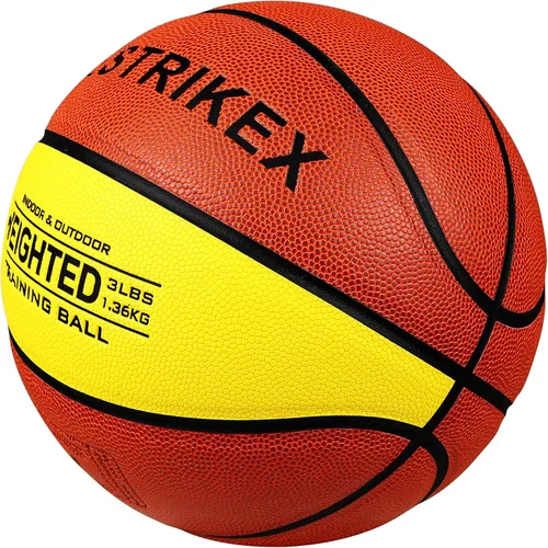 Miniatura 2 de Baloncesto pesado auxiliar de baloncesto de 2.9 lbs, 3 libras, tamaño 7 para entrenamiento en interiores y exteriores, pelota pesada
