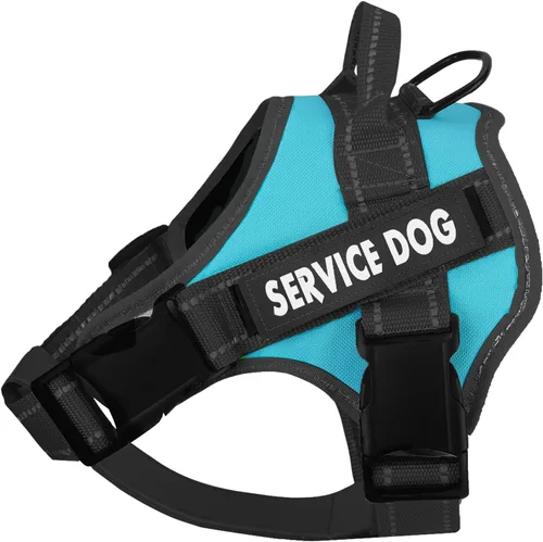 Miniatura 10 de voopet Arnés para perro de servicio, arnés de chaleco de apoyo emocional para mascotas, arnés reflectante transpirable y ajustable para perros