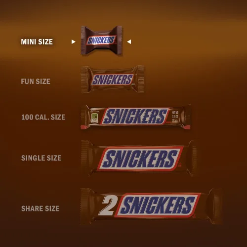 Miniatura 5 de Snickers Barras de chocolate con caramelo miniatura