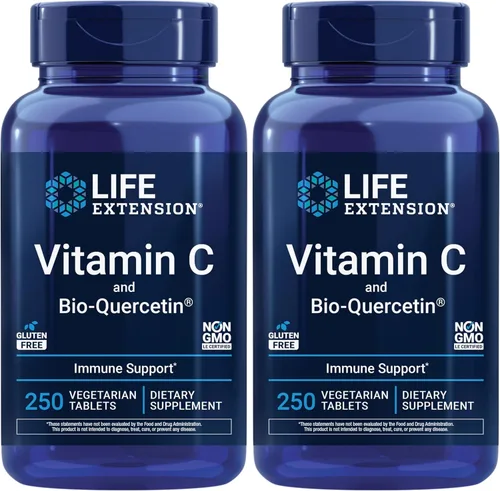 Miniatura 10 de Life Extension Vitamina C con fitosoma de bio-quercetina, 1000 mg, píldoras de suplemento de vitamina C de alta potencia absorbibles diariamente