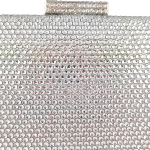 Miniatura 4 de Boutique De FGG Bolsos de noche y embragues brillantes para mujer, bolso de mano de cristal para fiesta formal, bolso de mano con diamantes