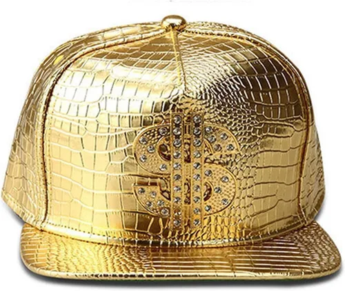 Miniatura 2 de Hip Hop HatFlat-Brimmed HatRock CapAdjustable Snapback Hat for Men and Women