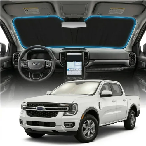 Miniatura 120 de Cubierta para parabrisas para BMW X1 E84 – Ajuste personalizado X1 E84 Accesorios 2016-2024 2025 Parasol plegable protección UV y escudo térmico