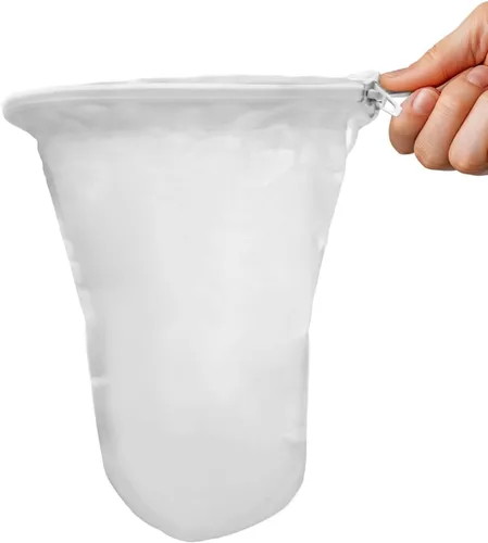 Miniatura 10 de Cafetera de acero inoxidable con cepillo de limpieza y mango de silicona antideslizante, capacidad para 2 tazas, malla 600 de malla de acero