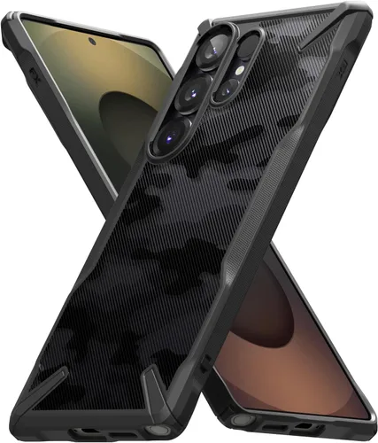 Miniatura 17 de Ringke Fusion-X para Samsung Galaxy S22 Ultra Funda [Recortes Precisos para Lentes de Cámara] Parachoques Mejorado Resistente Uso Rudo a Prueba