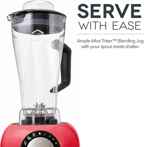 Miniatura 3 de Dash Chef Series Deluxe - Licuadora digital de lujo – Licuadora profesional de alta velocidad de 1400 W para batidos, sopas y bebidas congeladas