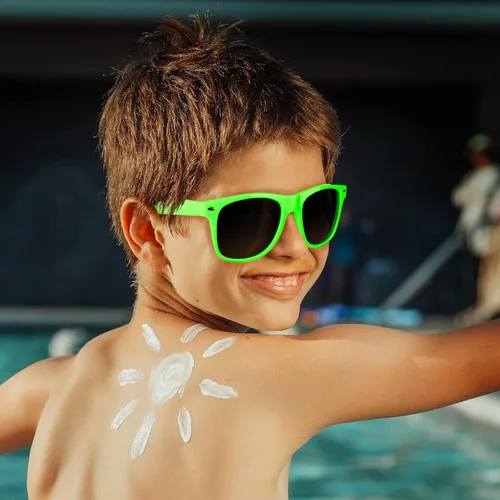 Miniatura 7 de Paquete de 48 lentes de sol de neón de 12 colores, recuerdos de fiesta, estilo retro de los años 80, juego perfecto de gafas de sol coloridas