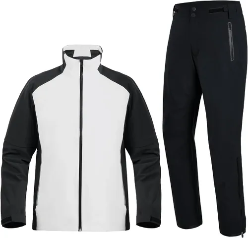 Miniatura 7 de FIT SPACE Trajes de lluvia de golf impermeables para hombre, chaquetas de lluvia y pantalones para todos los deportes