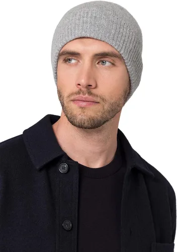 Style Republic Gorro acanalado para hombre, 100% cachemira, suave y elástico, cálido sombrero para invierno