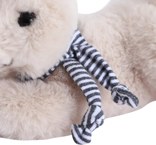 Miniatura 5 de Dilly Dudu - Conejo de peluche beige, adorable regalo, de 6 pulgadas