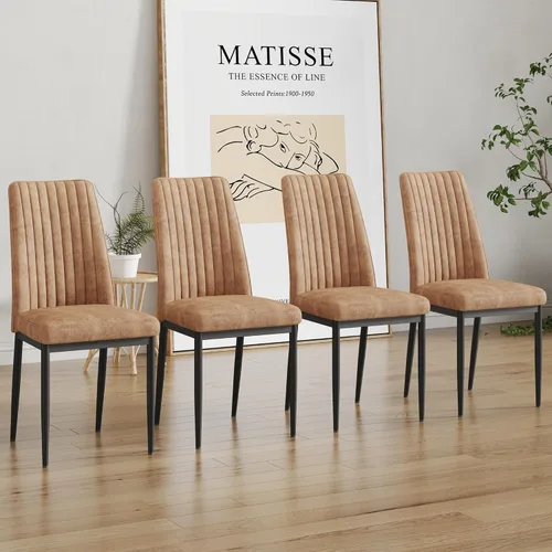 Miniatura 20 de Sillas De Comedor Juego de 4 Sillas De Comedor Juego de 4 Sillas De Comedor para Comedor, Juego de 4 Sillas De Comedor para Comedor, Cocina, Sala