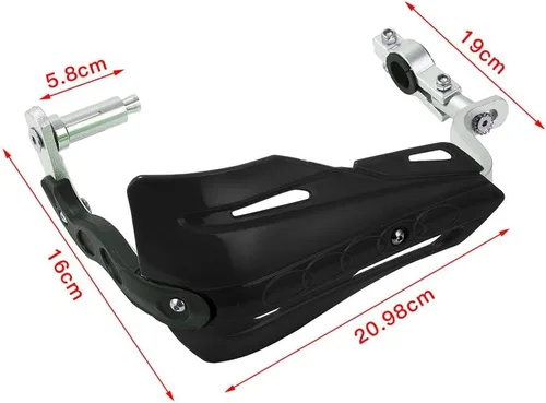 Miniatura 2 de Guardamanos universal para motocross, protector de mano universal de 7/8 pulgadas, 0.866 in y 1 1/8 pulgadas, 1.102 in, barra de cepillo para ATV