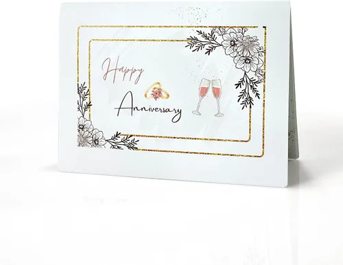 Miniatura 5 de CUTPOPUP - Tarjetas de aniversario desplegables, tarjeta de aniversario de boda 3D para él, esposa, marido, mamá, papá, tarjeta de cumpleaños, día