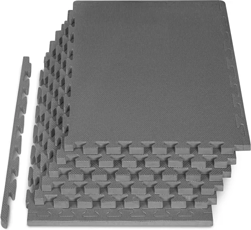 Miniatura 13 de ProsourceFit Tapete de Ejercicio Extra Grueso Tipo Rompecabezas de 1", Baldosas de Espuma EVA Entrelazadas para Protección, Suelo de Entrenamiento