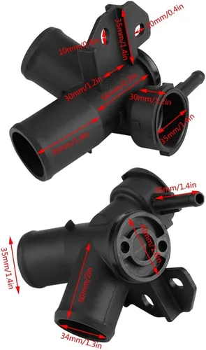 Miniatura 2 de 21501-9HA0A Cuello de relleno de radiador en línea, cuello de relleno de radiador de automóvil Keenso Brida de salida de agua para Nissan Altima