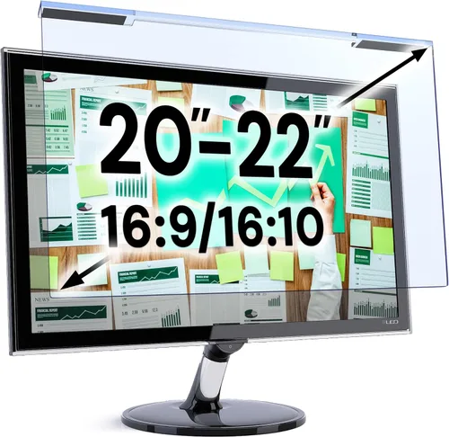 Miniatura 24 de VINTEZ Protector de pantalla de luz azul para monitor de computadora y portátil de 14 pulgadas, película de bloqueo de luz azul anti-UV para PC