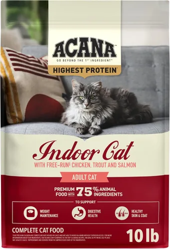 Miniatura 13 de ACANA Indoor Entrée - Receta de pescado, alimento seco para gatos, bolsa de 4 libras