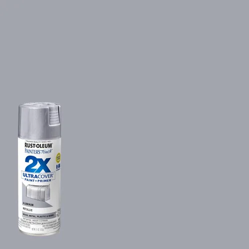 Miniatura 2 de Rust-Oleum 249128 - Pintura en aerosol Painter's Touch 2X Ultra Cover, 11 oz, color aluminio metálico (Metallic Aluminum)