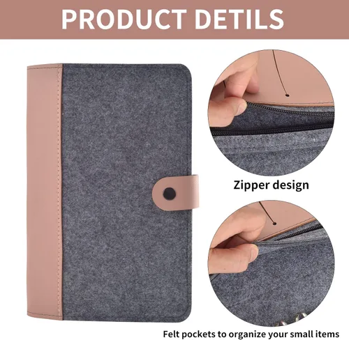 Miniatura 4 de Estuche circular de agujas de tejer de 10 x 7 pulgadas para guardar agujas de tejer (no incluye accesorios)