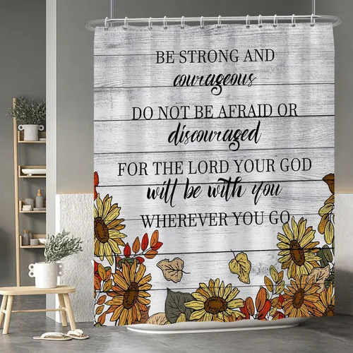 Miniatura 142 de Baocicoo - Cortina de ducha de abeja de miel, diseño de abeja de caricaturas, pista voladora, rústica, floral, para baño, decoración de bañera