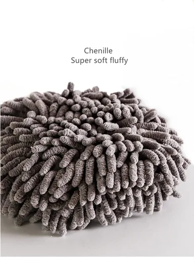 Miniatura 2 de Juego de 3 toallas de mano de felpilla con bucles para colgar, toallas de mano colgantes para baño o cocina, de secado rápido, toalla de baño