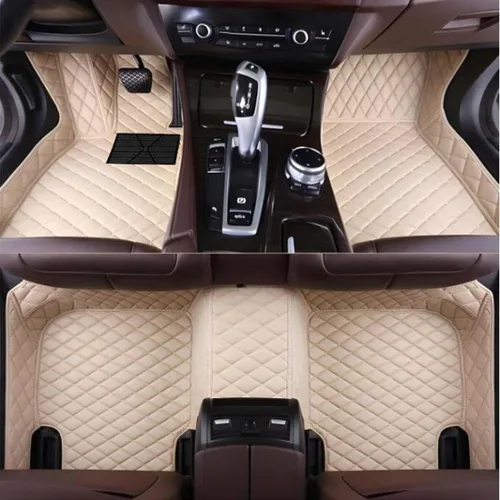 MAEVEN Alfombrillas de cuero personalizadas para automóvil, compatibles con sedanes, autos deportivos, SUV, camiones, protección de cobertura