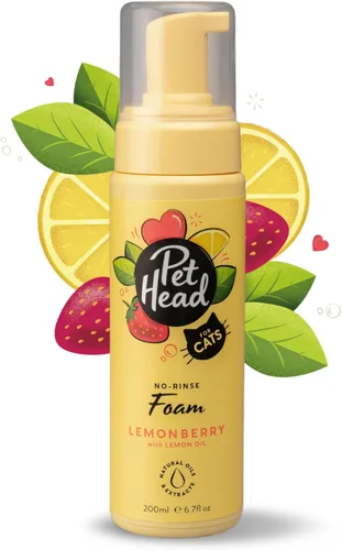 Miniatura 7 de Pet Head Felin' Good Cat Shampoo Aroma afrutado Champú para gatos malolientes Nutritivo y desodorante Vegano Seguro para Lick Fórmula