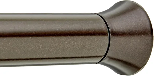 Miniatura 11 de Amazon Basics Barra de cortina de tensión, 36-54 pulgadas de longitud ajustable, acabado clásico, blanco