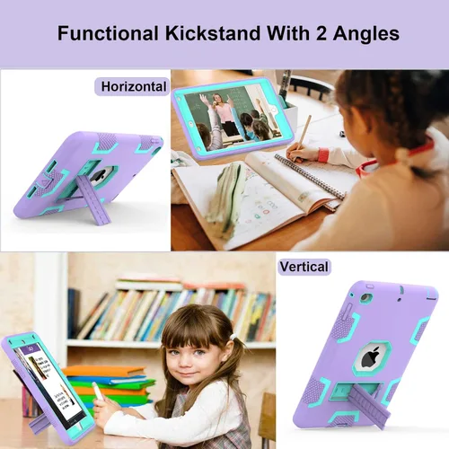 Miniatura 3 de CCMAO Funda para iPad mini 5 2019, iPad mini 4 2015, funda protectora híbrida resistente a prueba de golpes para iPad mini 5ª/4ª generación 7.9