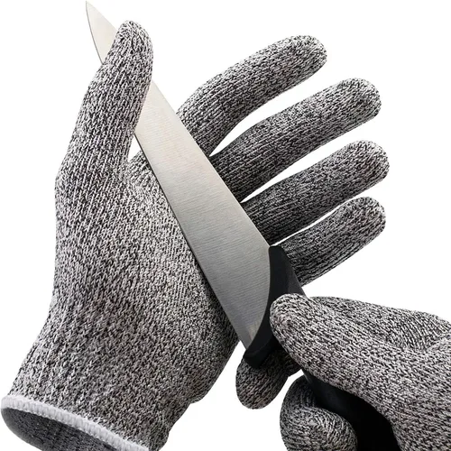 Miniatura 2 de Guantes seguros resistentes a cortes de alto rendimiento EN388 grado alimenticio nivel 5 protección para hombres y mujeres cocina