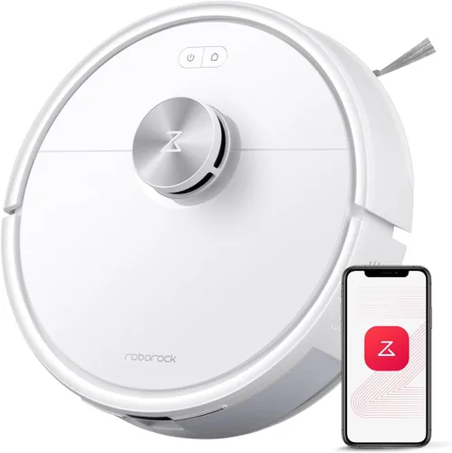 roborock Q7 M5 Robot que aspira y trapea, succión HyperForce de 10,000 Pa, aspiradora robótica, sistema dual anti-enredo, trapeo controlado por