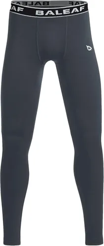 baleaf Leggings de compresión de forro polar para niños, pantalones juveniles, mallas de fútbol, baloncesto, béisbol, deportes, equipo de clima frío