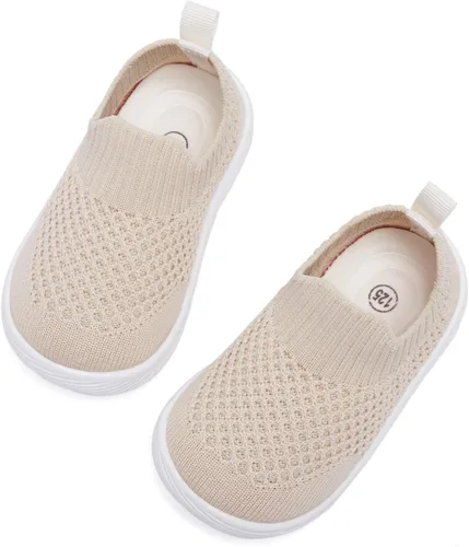 Miniatura 3 de MORENDL Zapatos de bebé para caminar para niños y niñas, zapatos de tenis antideslizantes para niños y niñas