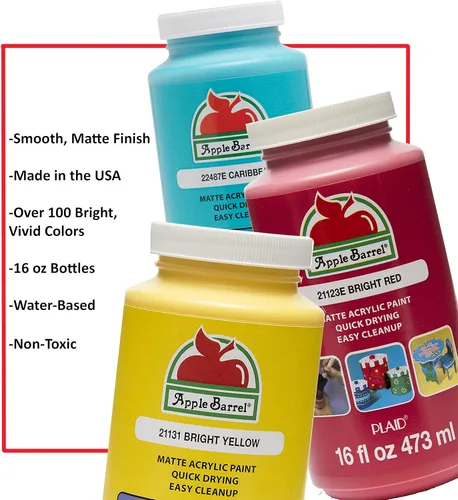 Miniatura 4 de Apple Barrel - Pintura acrílica, 16 onzas, color nuez moscada Nuez moscada marrón
