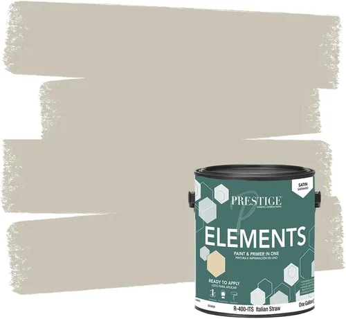 Miniatura 11 de PRESTIGE Paints Elements - Pintura interior e imprimación en uno, cáscara de huevo, 1 galón, gris cabo