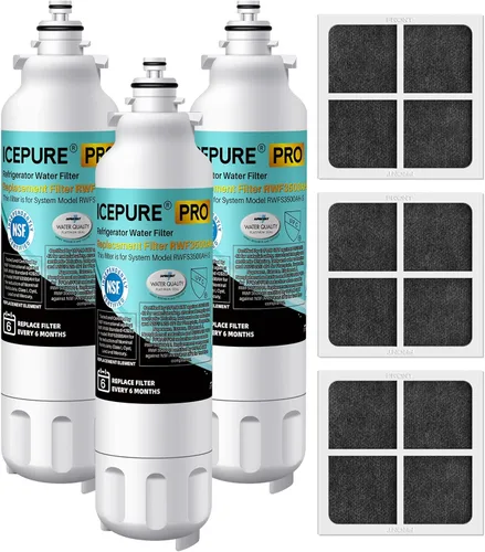 Miniatura 18 de ICEPURE Filtro de agua para refrigerador ADQ73613401 compatible con LG LT800P, LT800PC, ADQ736134, ADQ73613402, ADQ75795104, Kenmore 9490