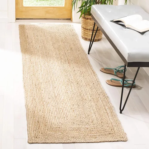 Miniatura 16 de SAFAVIEH Alfombra 5x8 - Colección Cape Cod - Marrón Natural, Jute Trenzado Hecho a Mano de Trama Plana (CAP252A)