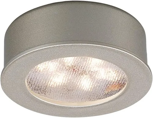 WAC Lighting Luz LED de pulsador redonda, con haz suave color blanco. Cobre Bronce