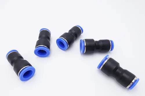 Miniatura 11 de Empuje para conectar, tubo de 1/2 pulgada de diámetro exterior x tubo de 1/4 pulgadas, conector de dos vías de unión recta de aire neumático
