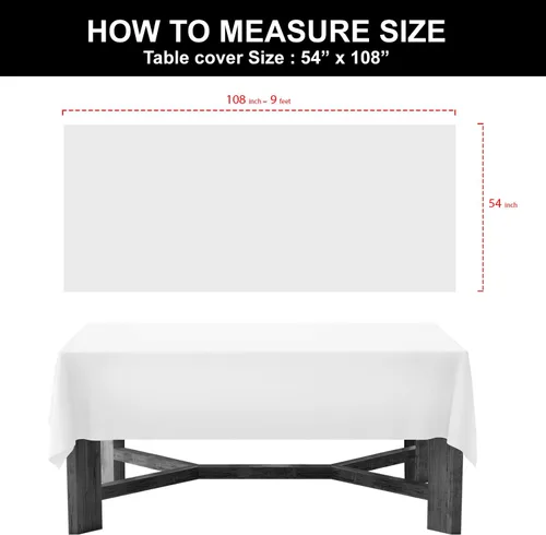 Miniatura 3 de Party Essentials ValuMost - Mantel de plástico disponible en 36 colores, 54 x 108 pulgadas, lavanda