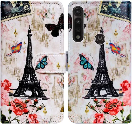 Miniatura 16 de Bcov Funda para Moto G Power 2020, Motorola G Power, funda de piel con tapa y soporte para ranura para tarjeta y soporte para Motorola Moto G Power