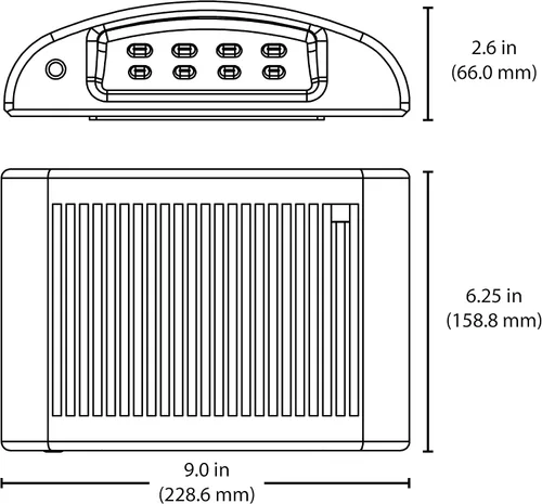 Miniatura 7 de Paquete de pared de emergencia de corte completo LED de bronce serie EOF con fotocélula 5000K (EOF1MV5KBZP)