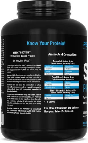Miniatura 8 de PEScience Select Protein - Proteína en polvo bajo en carbohidratos, galletas y crema, 55 porciones, apta para dieta cetogénica y sin gluten