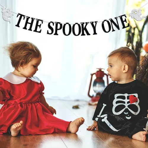 Miniatura 4 de Cartel The Spooky One, cartel de Halloween para 1er cumpleaños, murciélago fantasma de Halloween, 1er cumpleaños/baby shower, suministros